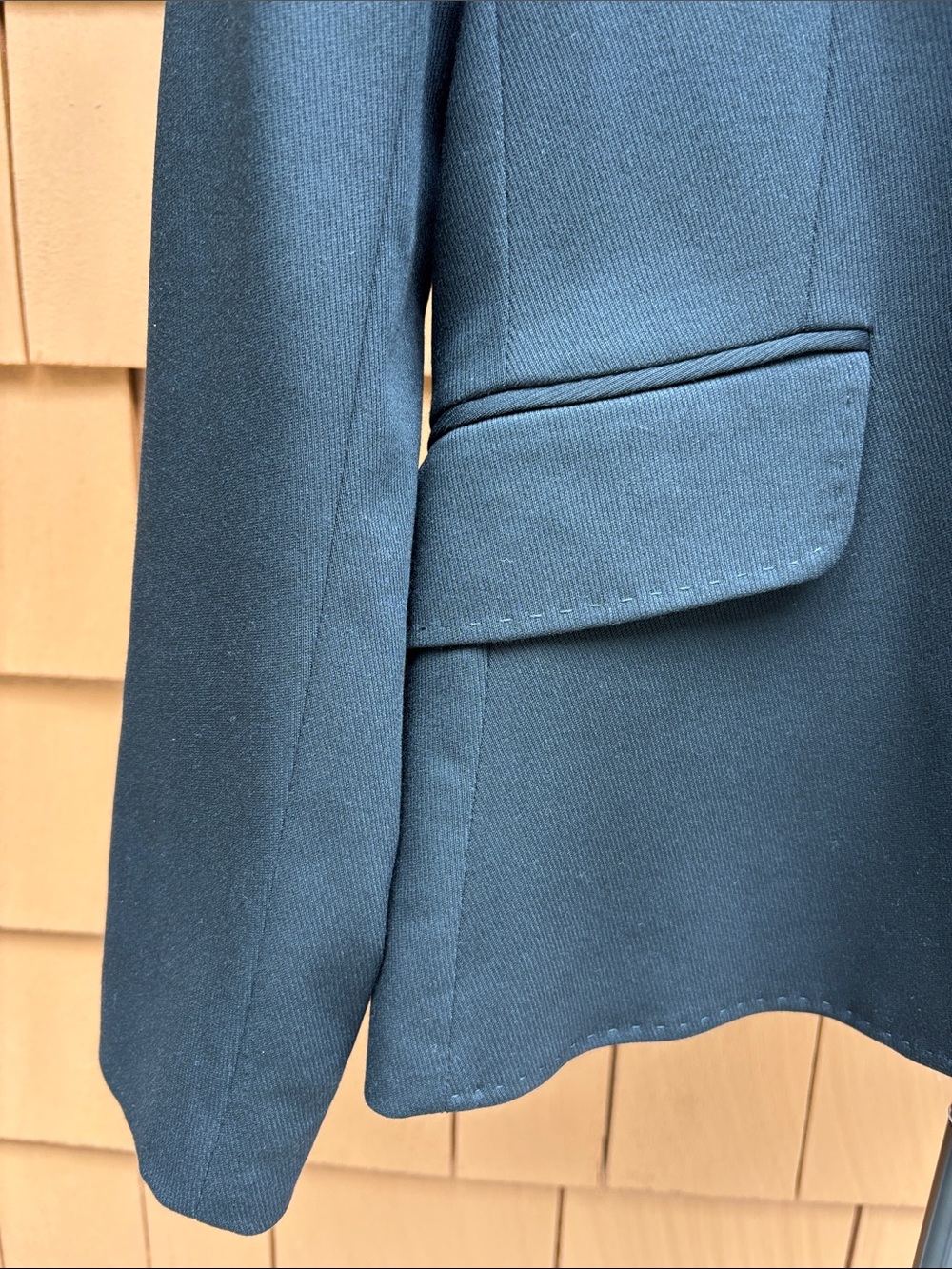 MEXX | Black Tuxedo Style Tailored Chic Corporate Sleek Blazer Jacket | Size 8 - Picture 5 of 12